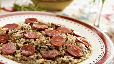arroz de pato com chouriço